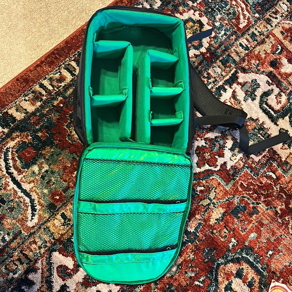 Black Nylon Camera Bag - Picture 3 of 6